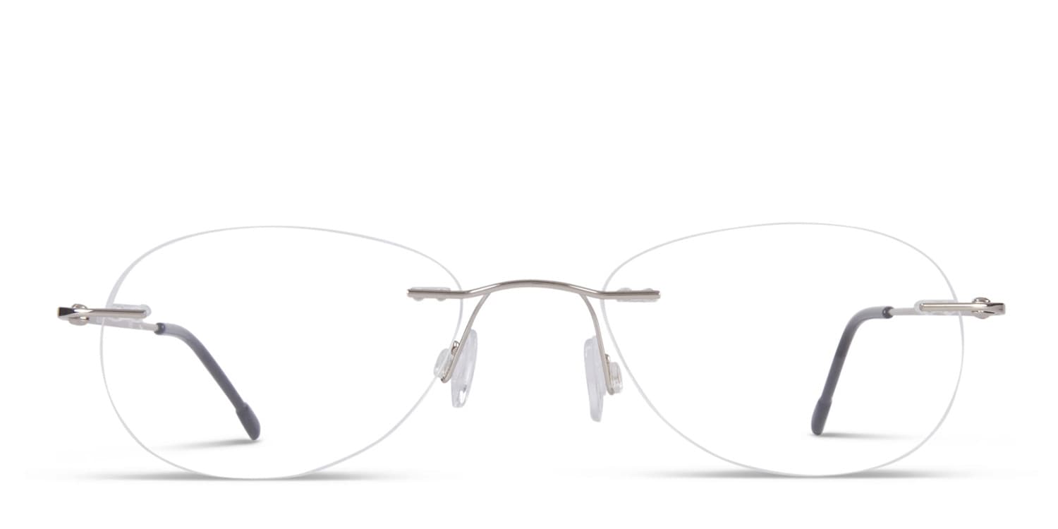 Lupin Silver glasses - Silver - Frontal View