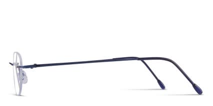 Finnian Blue glasses - Blue - Side View