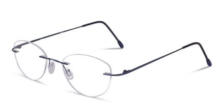 Finnian Blue glasses - Blue - Angle View