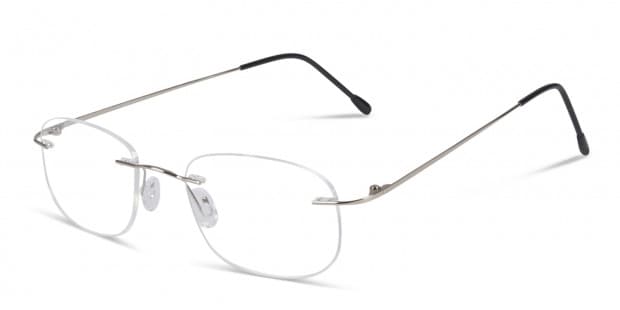 Silver Heart Shaped Prescription Glasses Heart Shape RX Eyeglasses