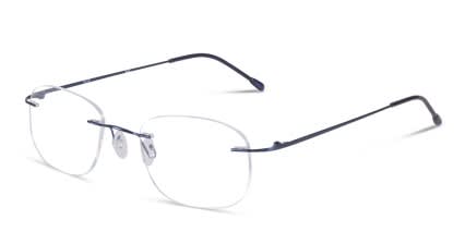 James Blue glasses - Blue - Angle View