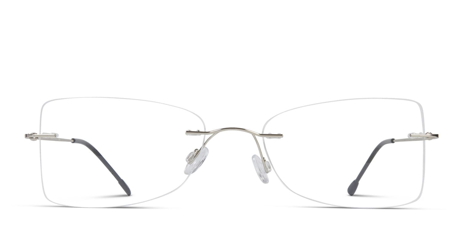 Bolt Silver glasses - Silver - Frontal View