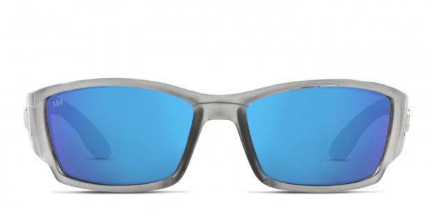 Costa Del Mar 6S9057 Corbina silver frame with blue mirrored 580g - Technical View