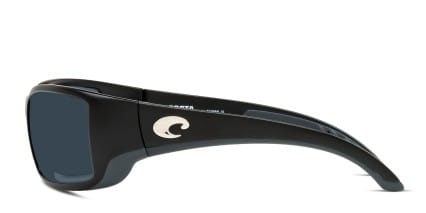 Costa Del Mar 6S9014 Blackfin Black , Gray glasses - Black / Gray - Side View