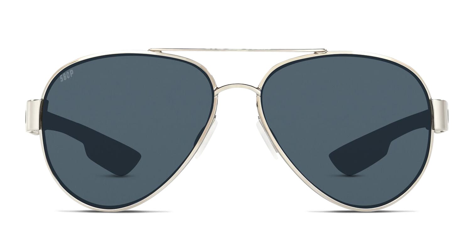 Costa Del Mar 6S4010 South Point silver frame with grey 580p