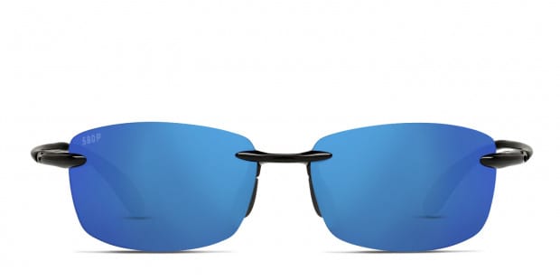 Costa Del Mar 6S9071 Ballast black frame with blue mirrored 580p