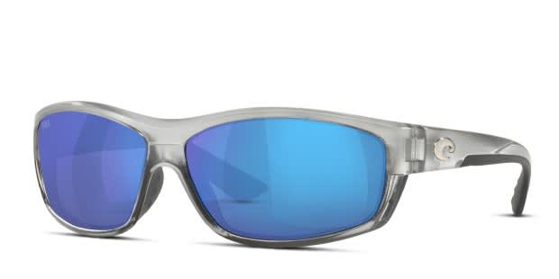 Costa Del Mar 6S9020 Saltbreak silver frame with blue mirrored
