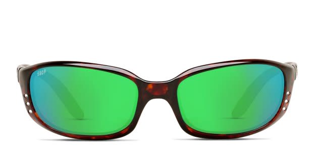 Costa Del Mar 6S9017 Brine tortoise frame with green mirrored 580p