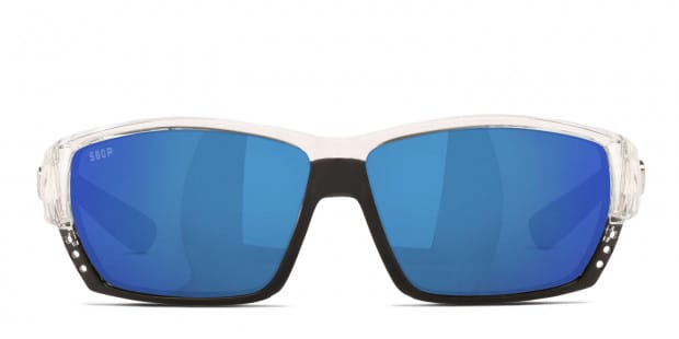 Costa Del Mar 6S9009 Tuna Alley clear frame with blue mirrored