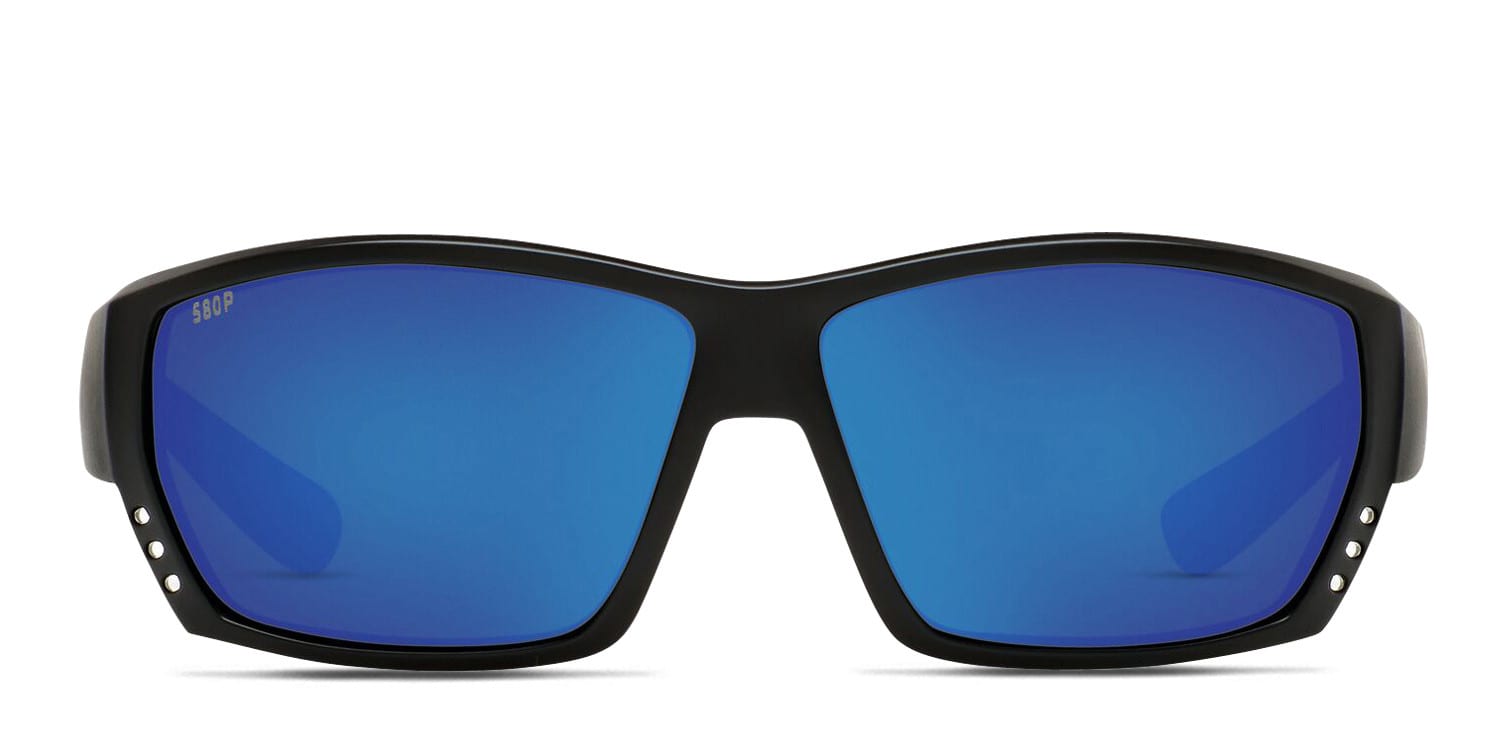 Costa Del Mar 6S7008 Tuna Alley Readers Black , Blue glasses - Black / Blue - Frontal View