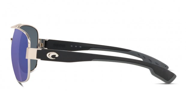 Costa Del Mar 6S4011 Cocos silver frame with blue mirrored 580p