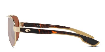 Costa Del Mar 6S4006 Loreto Gold , Pink , Silver glasses - Gold / Pink / Silver - Side View