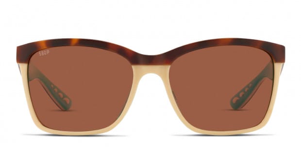 Costa Del Mar 6S9053 Anaa tortoise frame with copper 580p lenses
