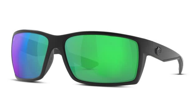 Costa Del Mar 6S9007 Reefton black frame with green mirrored 580p