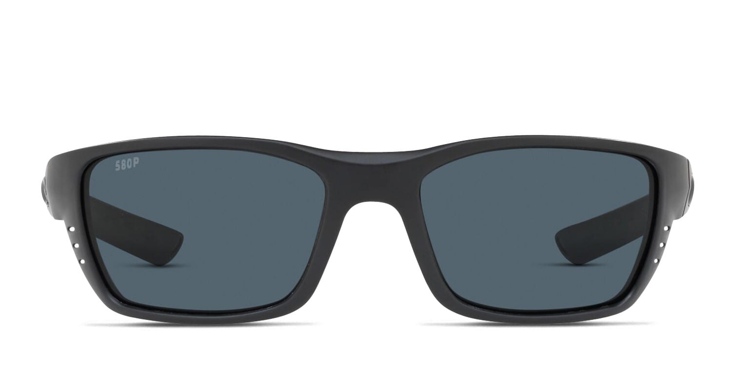 Costa Del Mar 6S9056 Whitetip Black , Gray glasses - Black / Gray - Frontal View