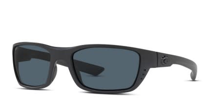 Costa Del Mar 6S9056 Whitetip Black , Gray glasses - Black / Gray - Angle View