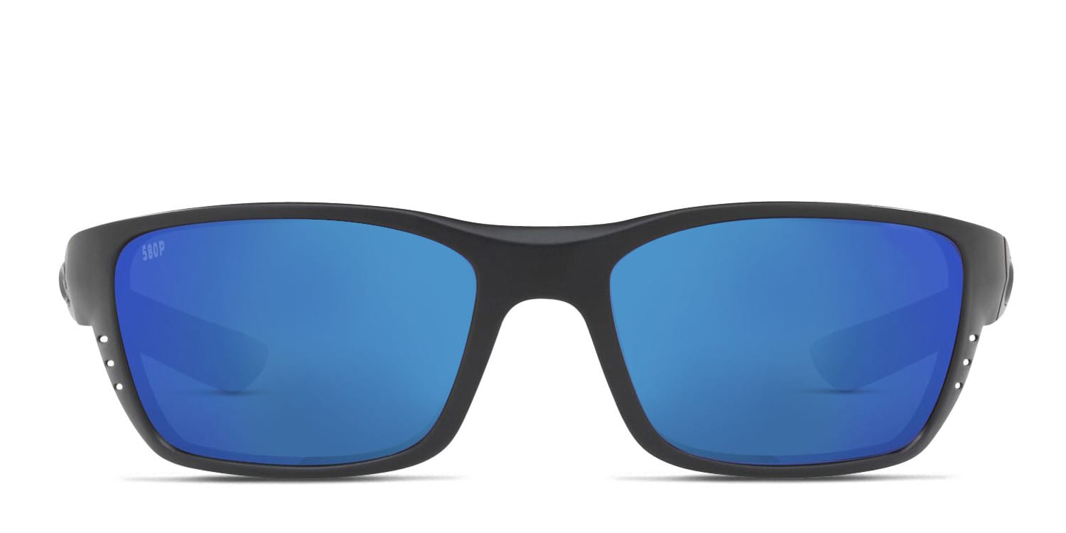 Costa Del Mar 6S9056 Whitetip Black , Blue glasses - Black / Blue - Frontal View