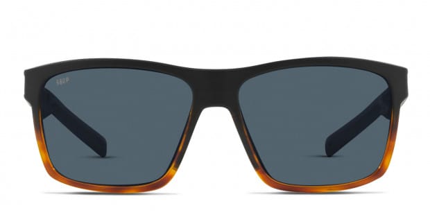 Costa Del Mar 6S9035 Slack Tide black frame with grey 580p lenses. Lenses provide 100 UV protection