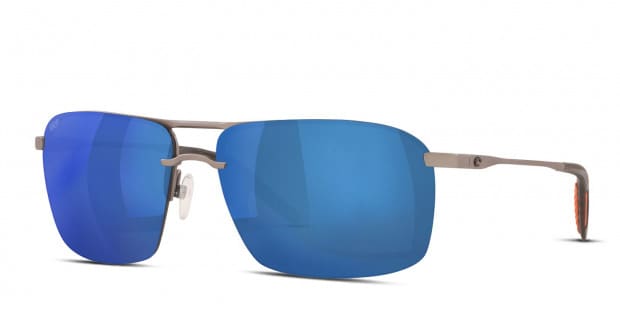 Costa Del Mar 6S6008 Skimmer silver frame with blue mirrored 580p
