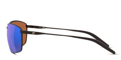 Costa Del Mar Turret Black , Green glasses - Black / Green - Side View