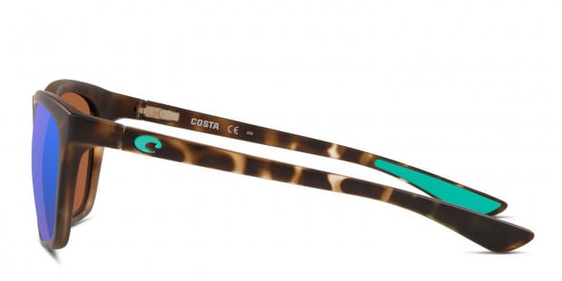 Costa Del Mar 6S9005 Cheeca tortoise frame with green mirrored
