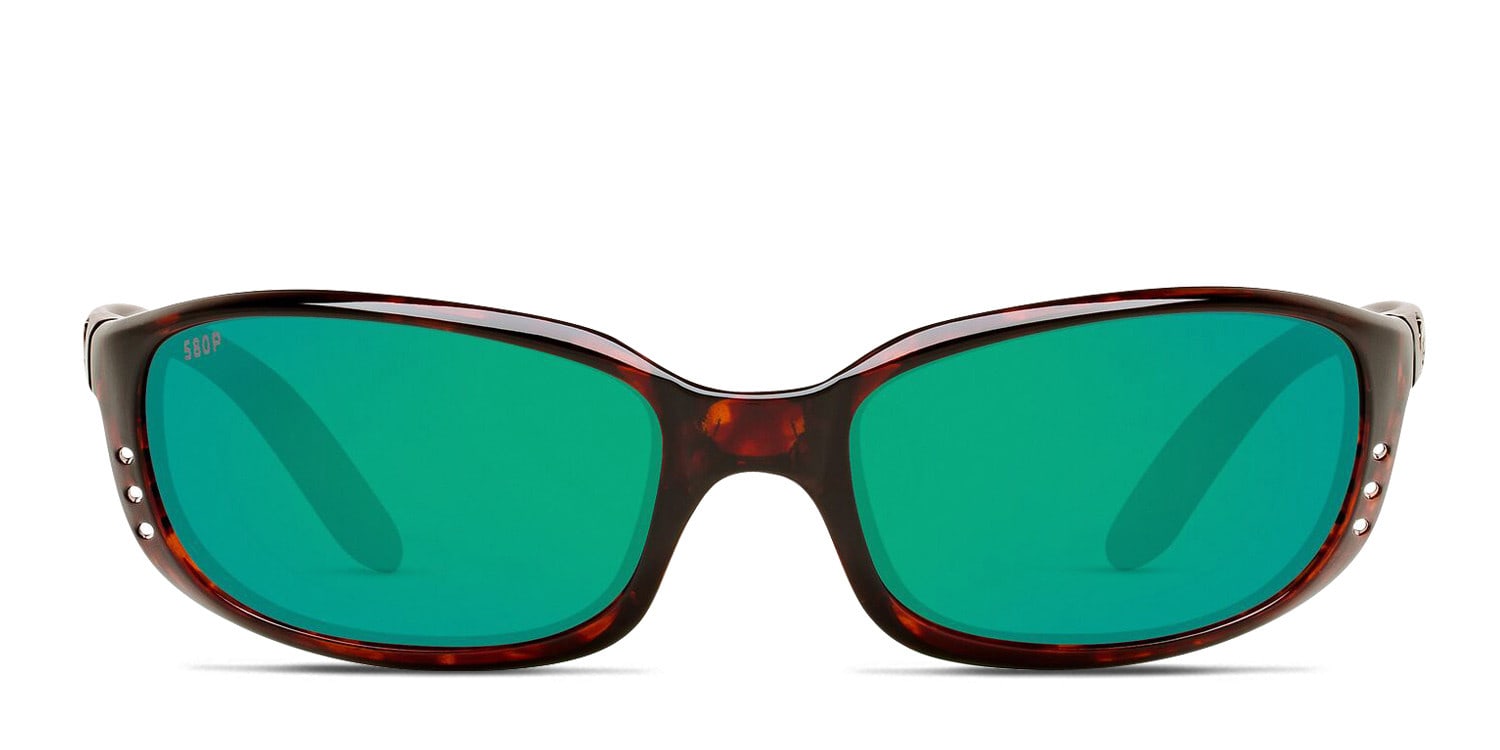 Costa Del Mar 6S7001 Brine Readers Green , Tortoise glasses - Green / Tortoise - Frontal View