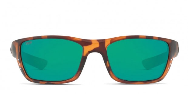 Costa Del Mar 6S7009 Whitetip Readers tortoise frame with green mirrored 580p lenses. Lenses provide 100 UV protection