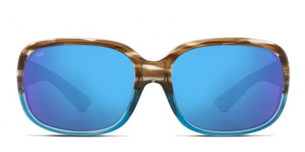 Costa Del Mar 6S9041 Gannet tortoise frame with blue mirrored 580g lenses.  Lenses provide 100% UV protection.
