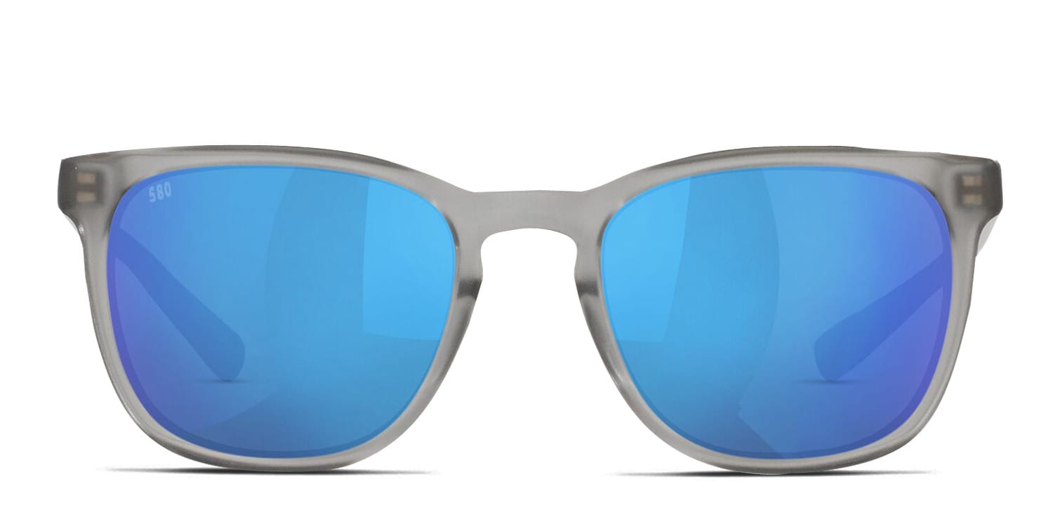 Costa Del Mar 6S2002 Sullivan gray, clear frame with blue mirrored