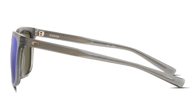 Costa Del Mar 6S2002 Sullivan gray, clear frame with blue mirrored