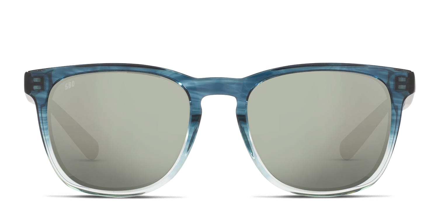 Costa Del Mar 6S2002 Sullivan Blue , Gray , Silver glasses - Blue / Gray / Silver - Frontal View