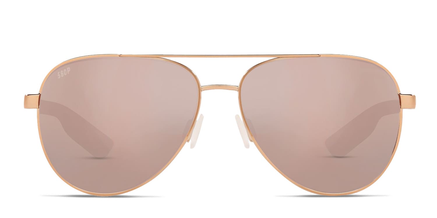 Costa Del Mar 6S4002 Peli Gold , Pink , Silver glasses - Gold / Pink / Silver - Frontal View