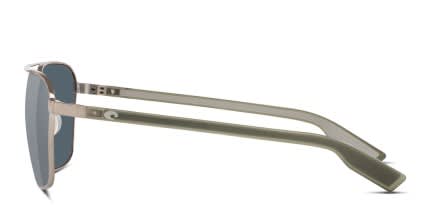 Costa Del Mar 6S4003 Wader Gray , Gunmetal , Silver glasses - Gray / Gunmetal / Silver - Side View