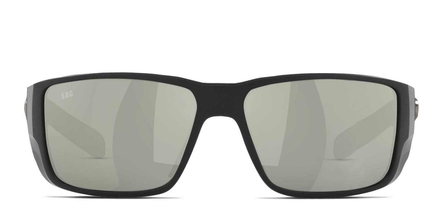 Costa Del Mar 6S9078 Blackfin Pro Matte Black , Silver frame with