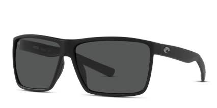 Costa Del Mar 06S9018 Rincon Black, Gray glasses - Black / Gray - Angle View