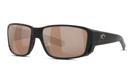 Costa Del Mar 6S9105 Tuna Alley Pro Black , Gold , Silver glasses - Black / Gold / Silver - Angle View