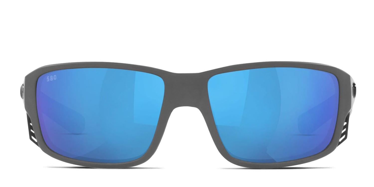Costa Del Mar 6S9105 Tuna Alley Pro Blue , Gray glasses - Blue / Gray - Frontal View