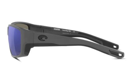 Costa Del Mar 6S9105 Tuna Alley Pro Blue , Gray glasses - Blue / Gray - Side View