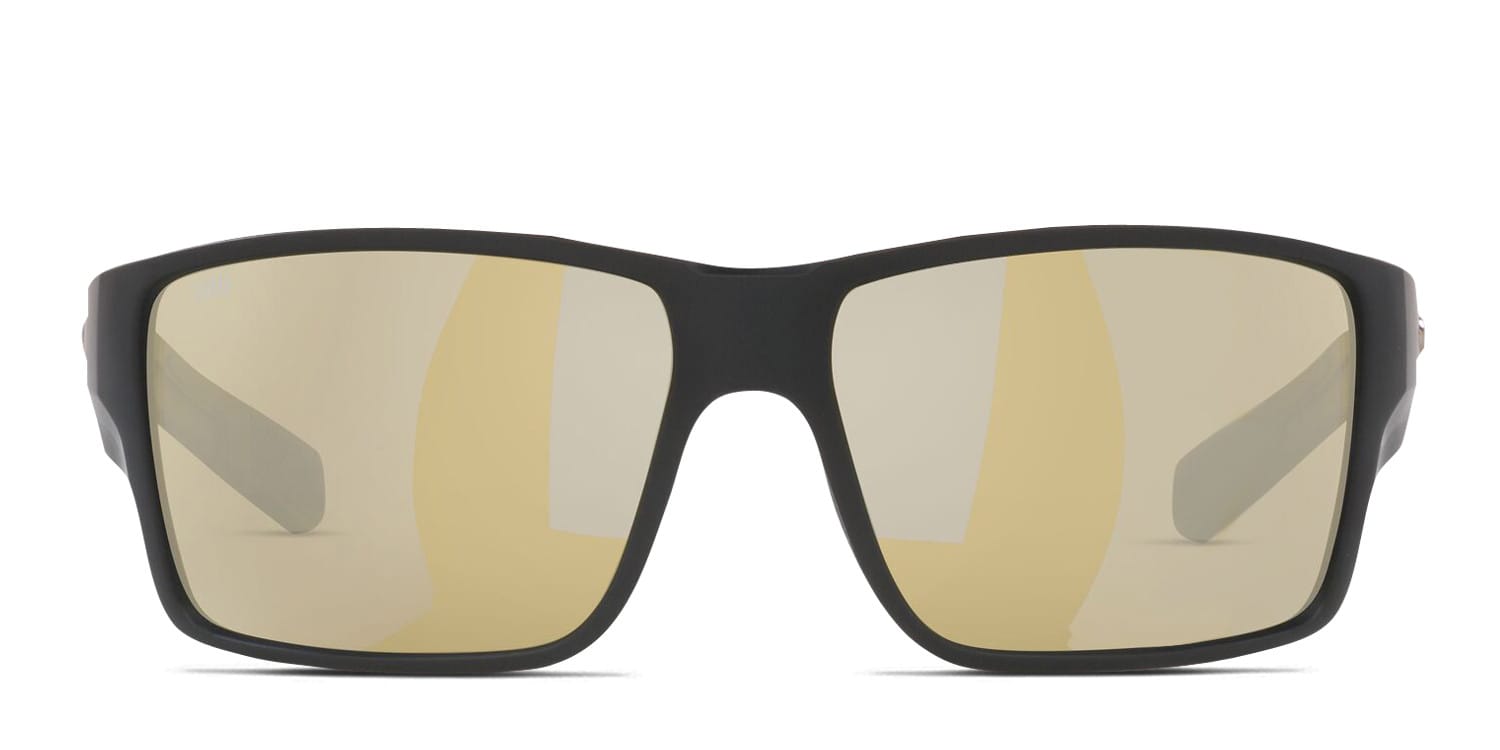 Costa Del Mar 6S9080 Reefton Pro Black , Silver glasses - Black / Silver - Frontal View