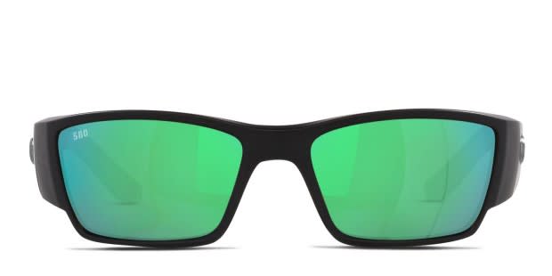 Costa Del Mar Corbina Pro Sunglasses Matte Black Green Mirror