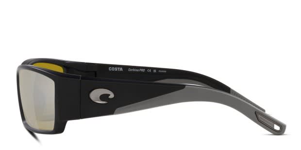 Costa Del Mar Corbina Pro Sunglasses Matte Black Sunrise Silver Mirror