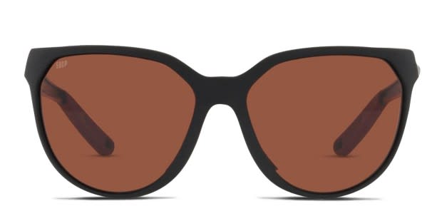 Costa Del Mar 6S9110 Mayfly Matte Black Brown Prescription Sunglasses 50 Off Lenses