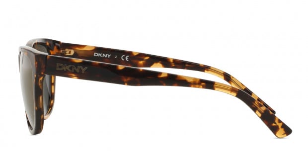 DKNY 4139 Tortoise, Yellow w/Brown Prescription Sunglasses 50