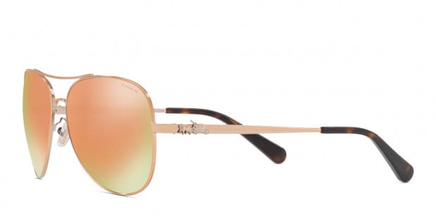 Coach HC7074 Rose Gold w/Rose Gold Prescription Sunglasses