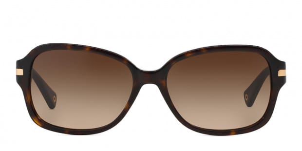 Coach HC8105 Tortoise w/Brown Prescription Sunglasses - 50