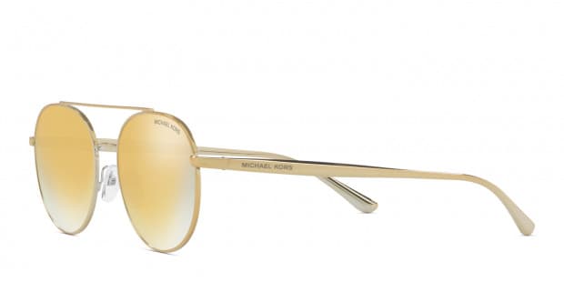 Michael Kors MK1021 Lon Gold w/Gold Prescription Sunglasses 50