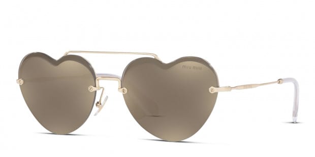 miu miu サングラス SMU62G Miu Miu Eyewear Miu Miu サングラス | ゴールドトーン