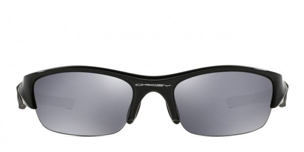 Oakley Flak Jacket Black w Grey Prescription Sunglasses 50 Off Lenses