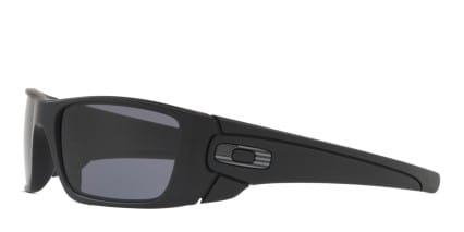 Oakley Fuel Cell Matte Black w/Grey glasses - Black / Gunmetal - Angle View