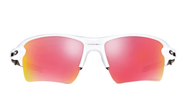 【美品】OAKLEY オークリー サングラス FLAK2.0 ピンク/ホワイト OAKLEY（オークリー） FLAK2.0 フラック2.0 特別カラーモデル ピンク